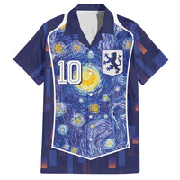 Custom Netherlands Football Hawaiian Shirt Starry Night Inspired-Sporty Style - Wonder Print Shop