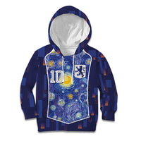 Custom Netherlands Football Kid Hoodie Starry Night Inspired-Sporty Style - Wonder Print Shop
