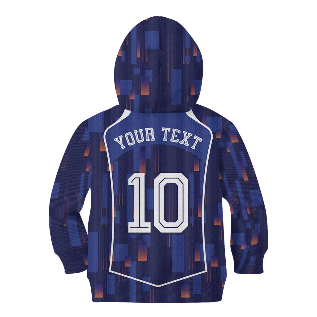 Custom Netherlands Football Kid Hoodie Starry Night Inspired-Sporty Style - Wonder Print Shop