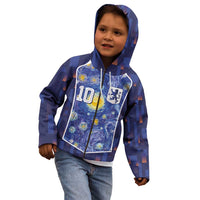 Custom Netherlands Football Kid Hoodie Starry Night Inspired-Sporty Style - Wonder Print Shop