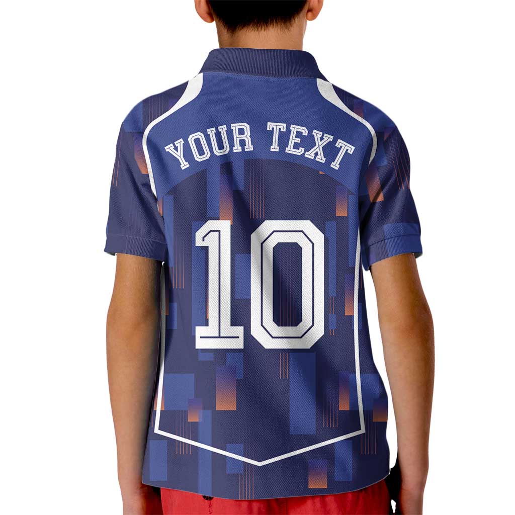 Custom Netherlands Football Kid Polo Shirt Starry Night Inspired-Sporty Style - Wonder Print Shop