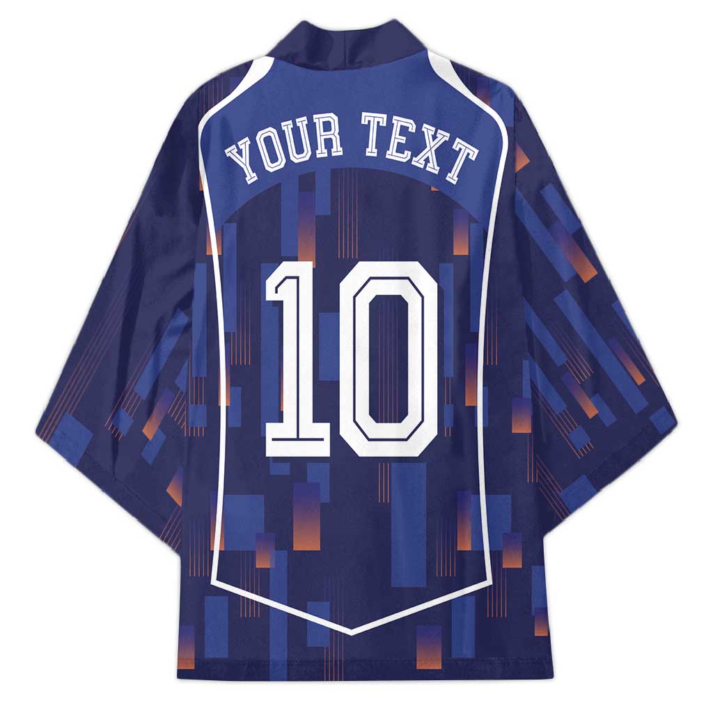 Custom Netherlands Football Kimono Starry Night Inspired-Sporty Style - Wonder Print Shop
