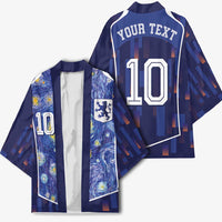 Custom Netherlands Football Kimono Starry Night Inspired-Sporty Style - Wonder Print Shop