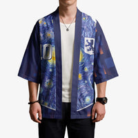 Custom Netherlands Football Kimono Starry Night Inspired-Sporty Style - Wonder Print Shop