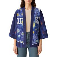 Custom Netherlands Football Kimono Starry Night Inspired-Sporty Style - Wonder Print Shop