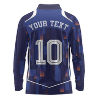 Custom Netherlands Football Long Sleeve Polo Shirt Starry Night Inspired-Sporty Style - Wonder Print Shop