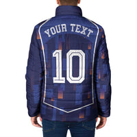 Custom Netherlands Football Padded Jacket Starry Night Inspired-Sporty Style - Wonder Print Shop