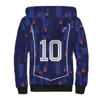 Custom Netherlands Football Sherpa Hoodie Starry Night Inspired-Sporty Style - Wonder Print Shop