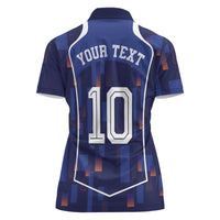 Custom Netherlands Football Women Polo Shirt Starry Night Inspired-Sporty Style - Wonder Print Shop