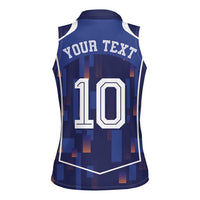 Custom Netherlands Football Women Sleeveless Polo Shirt Starry Night Inspired-Sporty Style - Wonder Print Shop