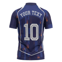 Custom Netherlands Football Zipper Polo Shirt Starry Night Inspired-Sporty Style - Wonder Print Shop