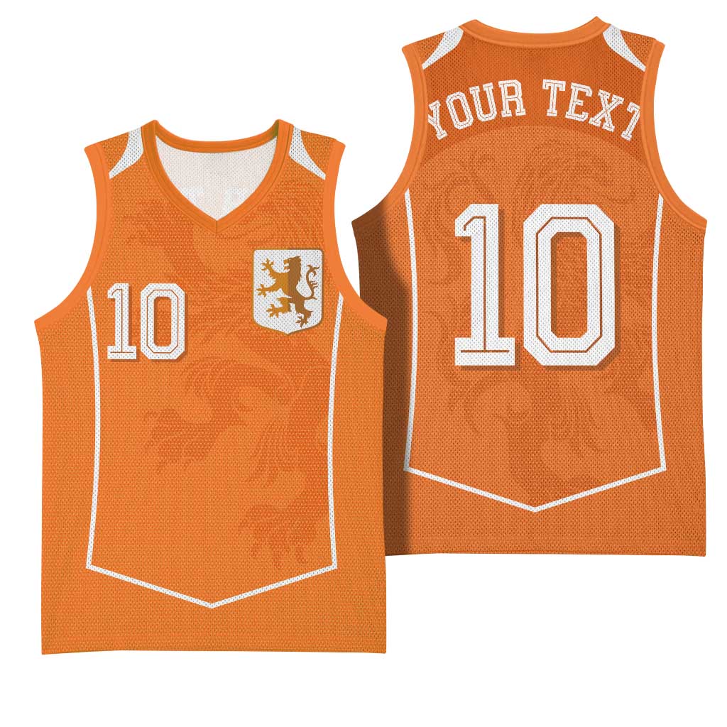 Custom Netherlands Football Basketball Jersey Lion King-Inspired T90 Sporty Style - Wonder Print Shop