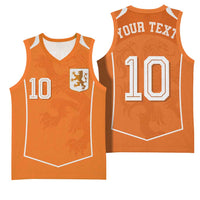 Custom Netherlands Football Basketball Jersey Lion King-Inspired T90 Sporty Style - Wonder Print Shop