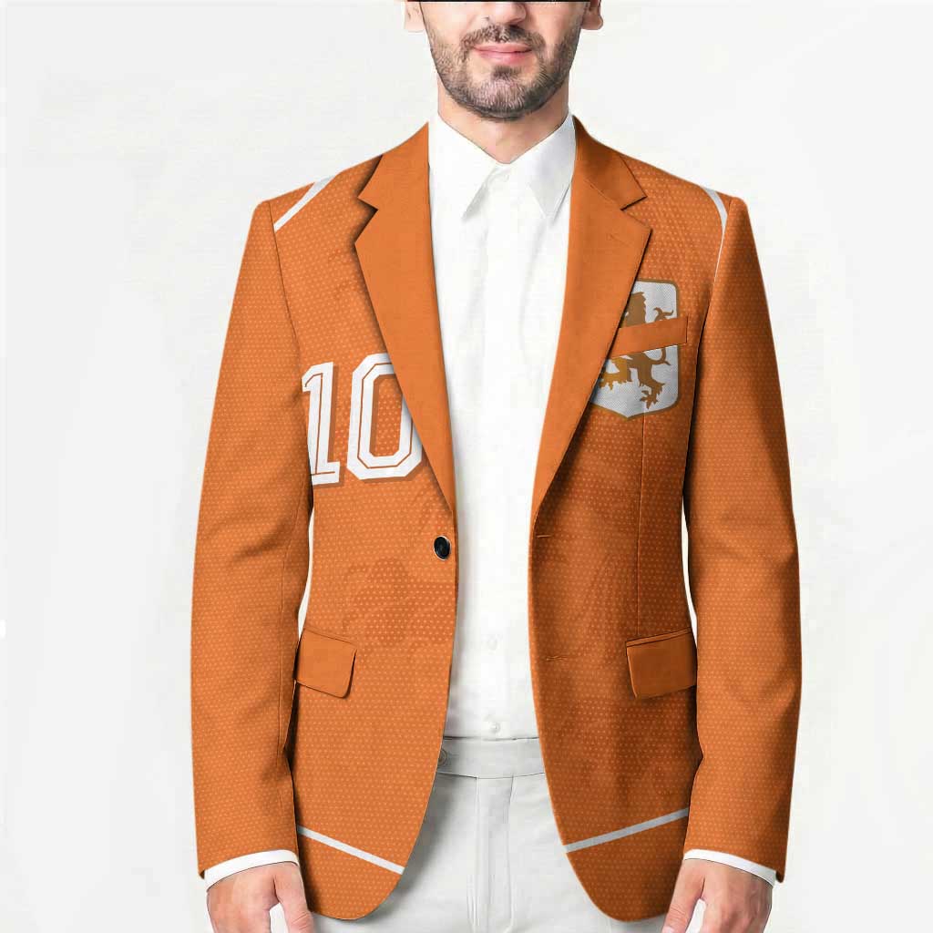 Custom Netherlands Football Blazer Lion King-Inspired T90 Sporty Style - Wonder Print Shop