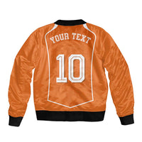 Custom Netherlands Football Bomber Jacket Lion King-Inspired T90 Sporty Style - Wonder Print Shop