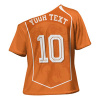 Custom Netherlands Football Cross Shoulder Shirt Lion King-Inspired T90 Sporty Style - Wonder Print Shop