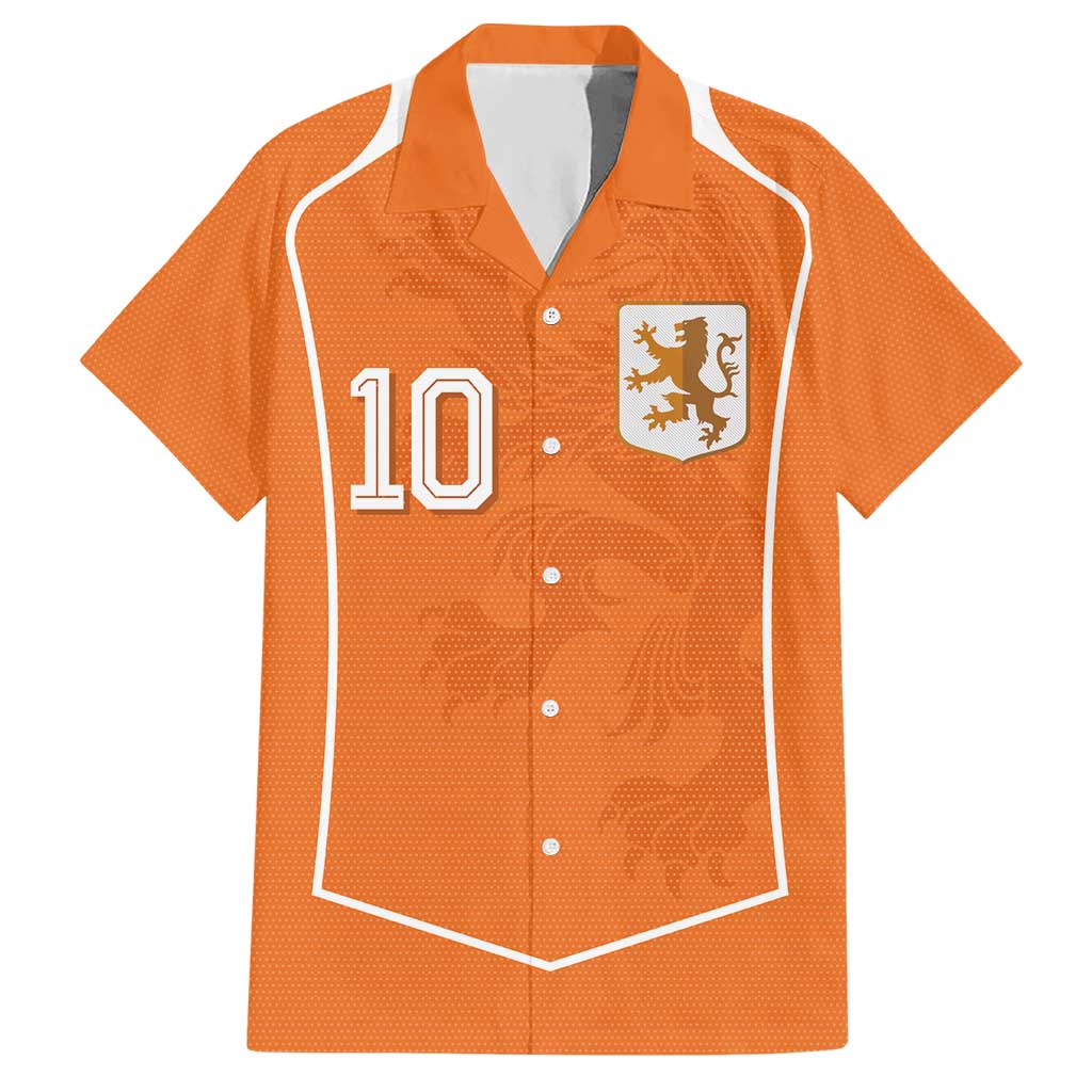 Custom Netherlands Football Hawaiian Shirt Lion King-Inspired T90 Sporty Style - Wonder Print Shop