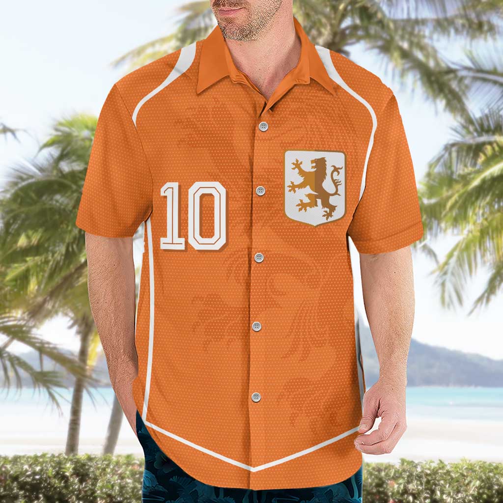 Custom Netherlands Football Hawaiian Shirt Lion King-Inspired T90 Sporty Style - Wonder Print Shop