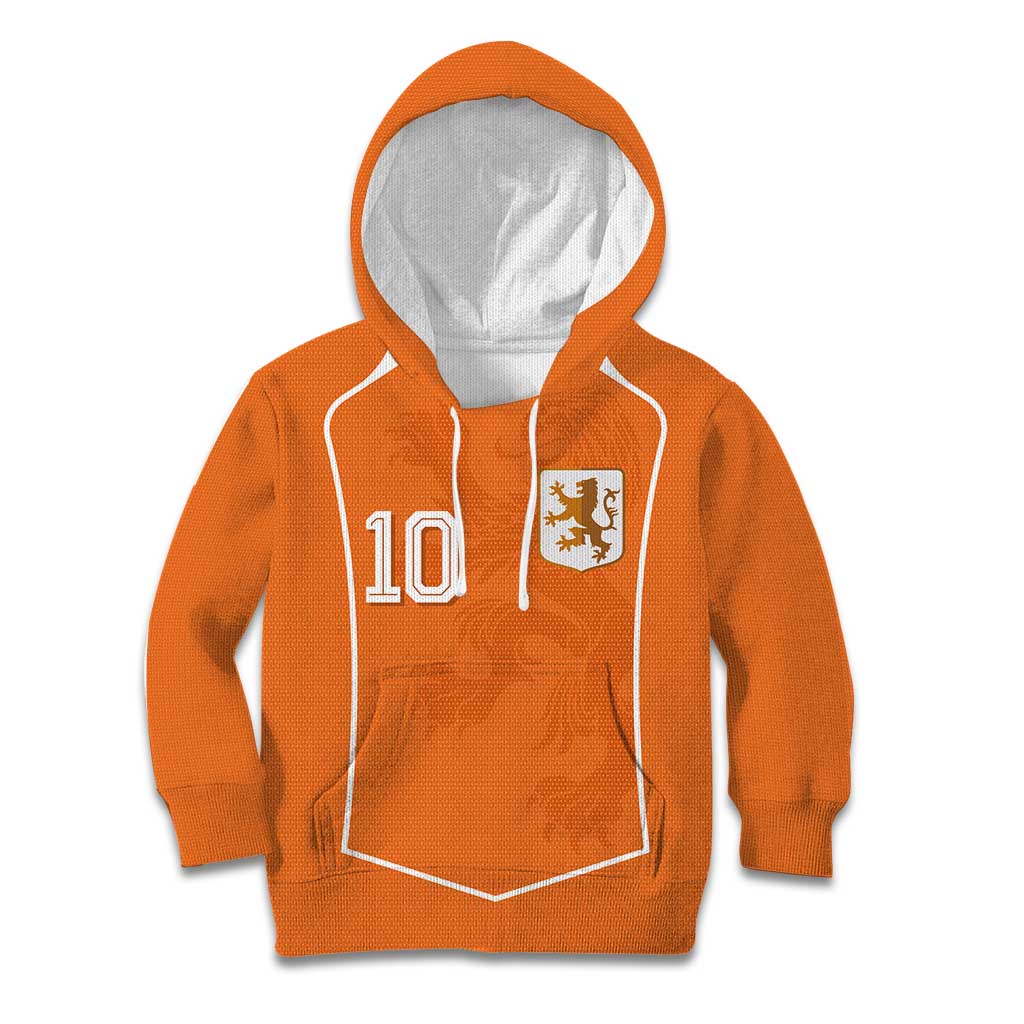 Custom Netherlands Football Kid Hoodie Lion King-Inspired T90 Sporty Style - Wonder Print Shop