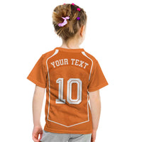 Custom Netherlands Football Kid T Shirt Lion King-Inspired T90 Sporty Style - Wonder Print Shop