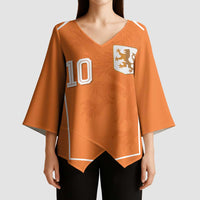 Custom Netherlands Football Kimono Sleeve Blouse Lion King-Inspired T90 Sporty Style - Wonder Print Shop