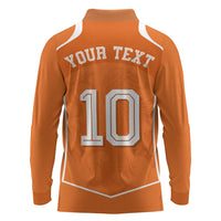 Custom Netherlands Football Long Sleeve Polo Shirt Lion King-Inspired T90 Sporty Style - Wonder Print Shop
