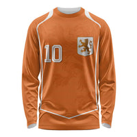 Custom Netherlands Football Long Sleeve Shirt Lion King-Inspired T90 Sporty Style - Wonder Print Shop