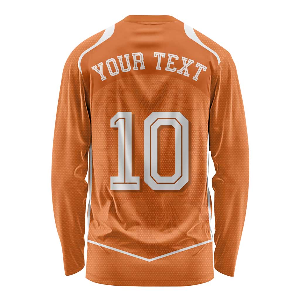 Custom Netherlands Football Long Sleeve Shirt Lion King-Inspired T90 Sporty Style - Wonder Print Shop