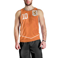 Custom Netherlands Football Men Tank Top Lion King-Inspired T90 Sporty Style - Wonder Print Shop