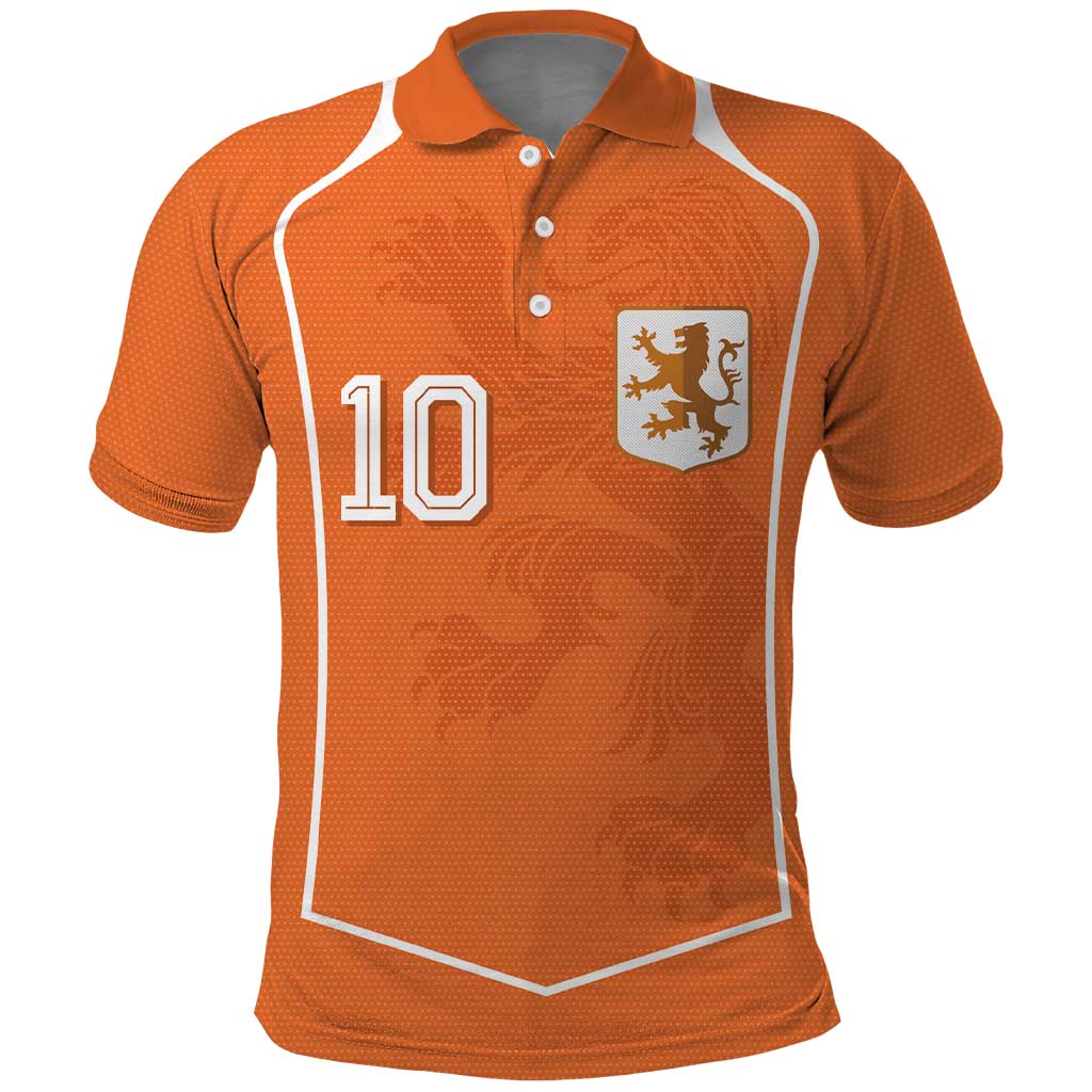Custom Netherlands Football Polo Shirt Lion King-Inspired T90 Sporty Style - Wonder Print Shop