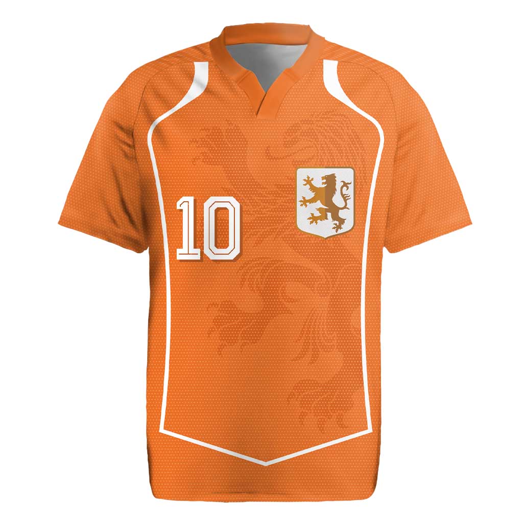Custom Netherlands Football Rugby Jersey Lion King-Inspired T90 Sporty Style - Wonder Print Shop