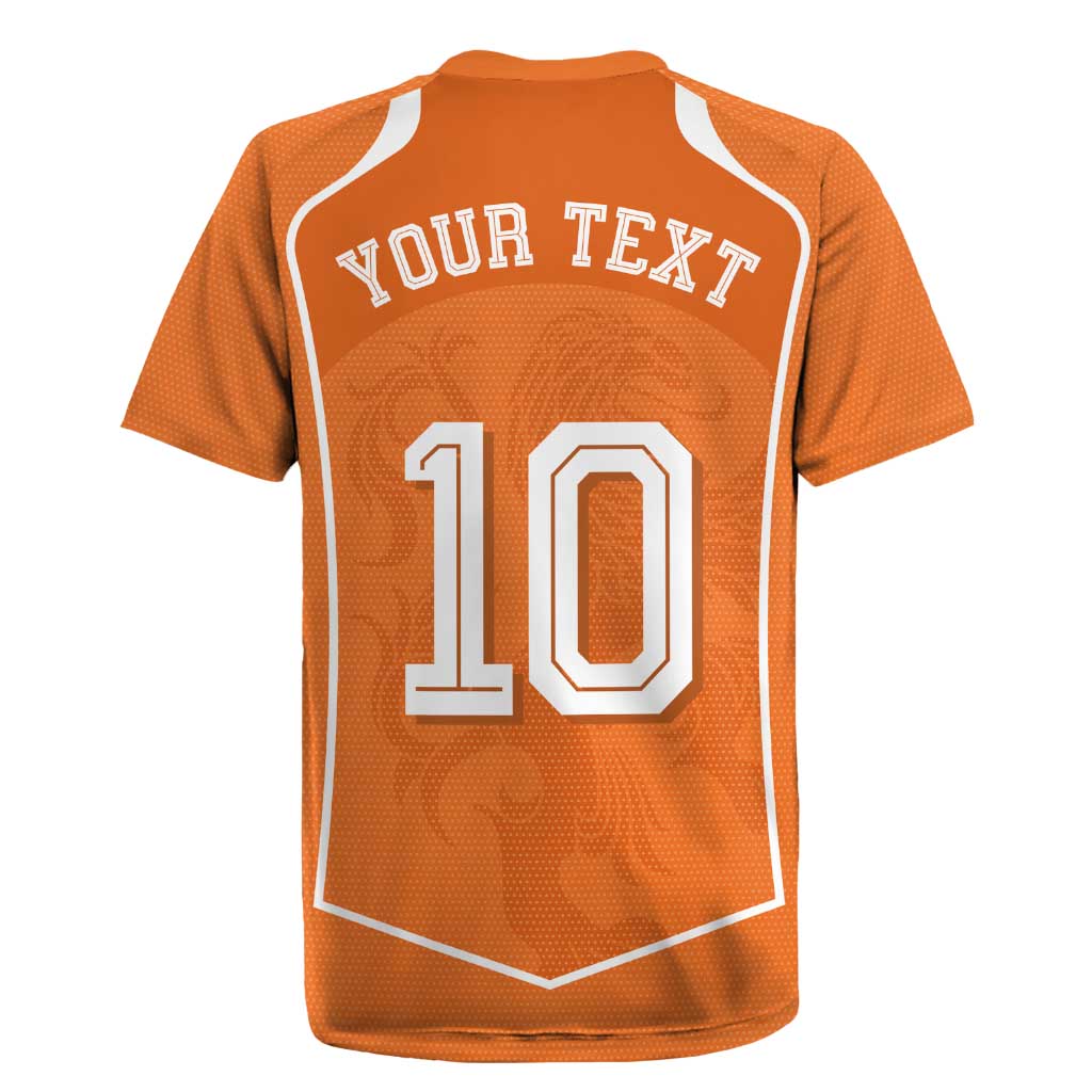 Custom Netherlands Football Rugby Jersey Lion King-Inspired T90 Sporty Style - Wonder Print Shop
