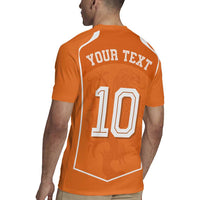 Custom Netherlands Football Rugby Jersey Lion King-Inspired T90 Sporty Style - Wonder Print Shop