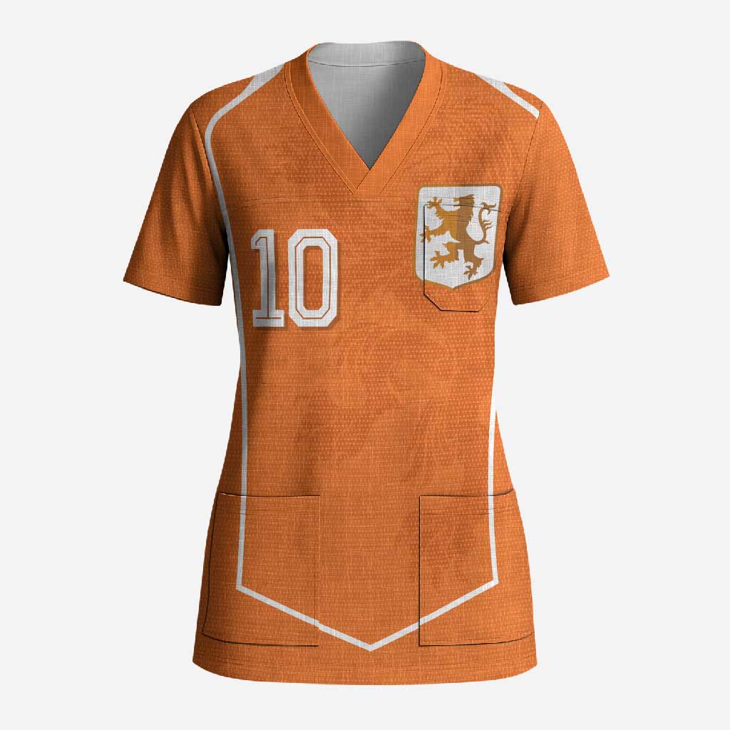 Custom Netherlands Football Scrub Top Lion King-Inspired T90 Sporty Style - Wonder Print Shop