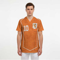 Custom Netherlands Football Scrub Top Lion King-Inspired T90 Sporty Style - Wonder Print Shop