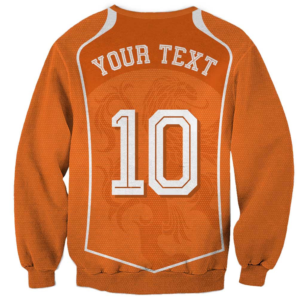 Custom Netherlands Football Sweatshirt Lion King-Inspired T90 Sporty Style - Wonder Print Shop