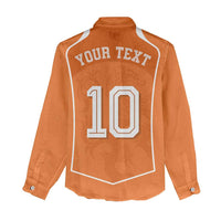 Custom Netherlands Football Women Casual Shirt Lion King-Inspired T90 Sporty Style - Wonder Print Shop