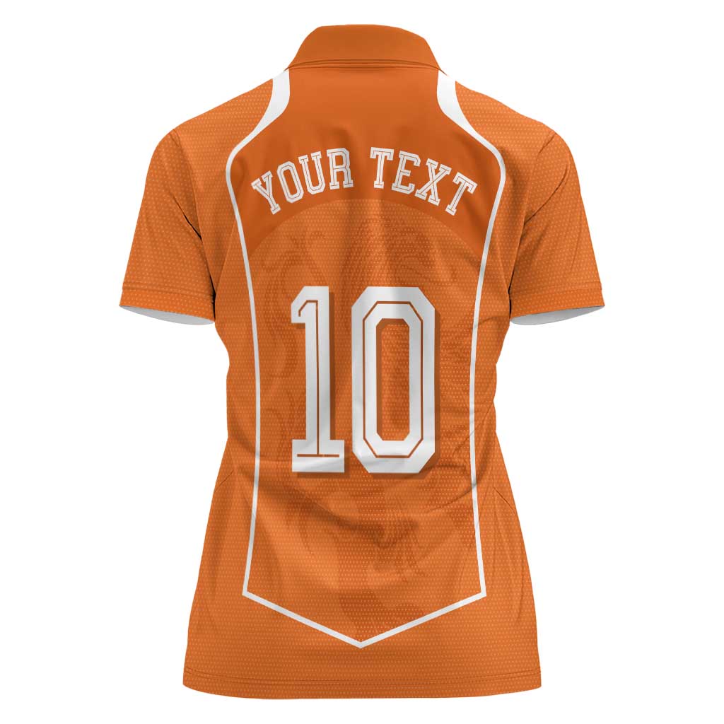 Custom Netherlands Football Women Polo Shirt Lion King-Inspired T90 Sporty Style - Wonder Print Shop