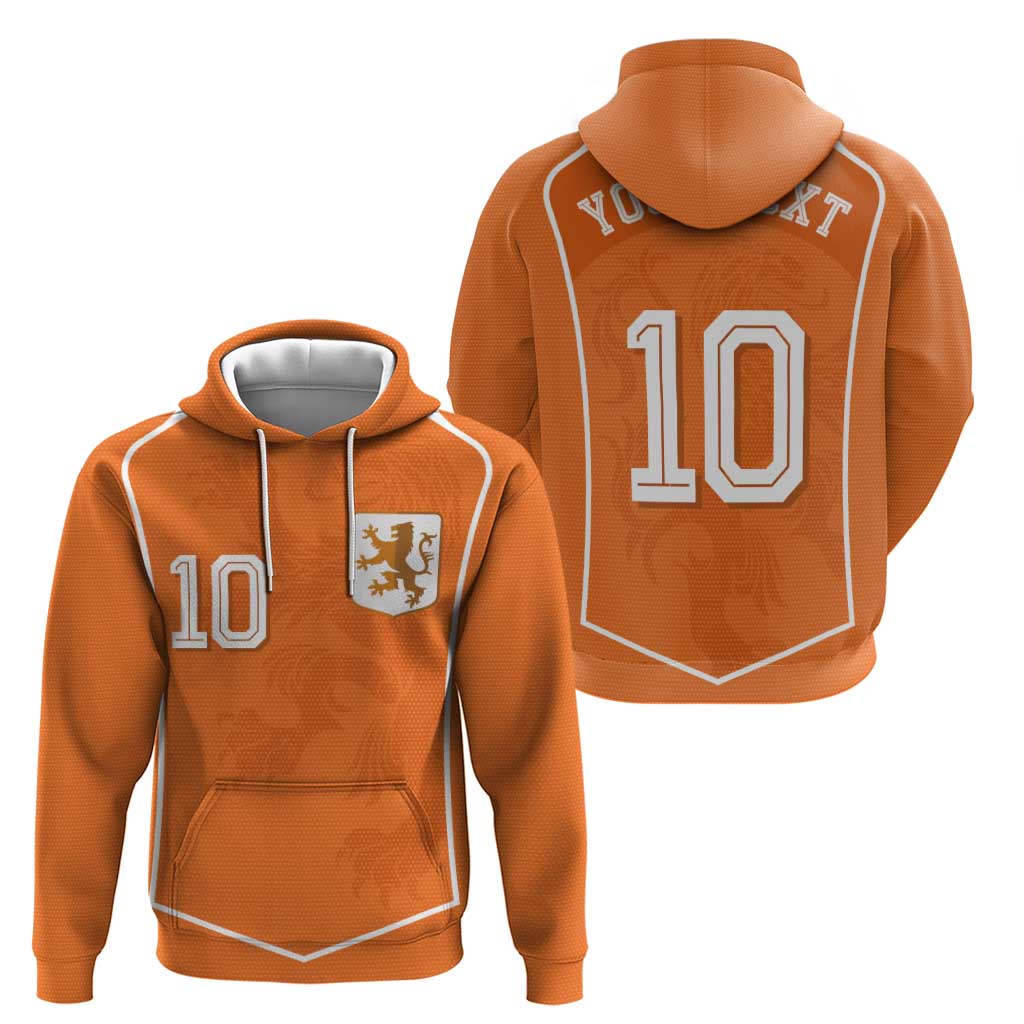 Custom Netherlands Football Zip Hoodie Lion King-Inspired T90 Sporty Style - Wonder Print Shop