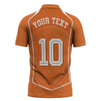 Custom Netherlands Football Zipper Polo Shirt Lion King-Inspired T90 Sporty Style - Wonder Print Shop