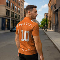Custom Netherlands Football Zipper Polo Shirt Lion King-Inspired T90 Sporty Style - Wonder Print Shop
