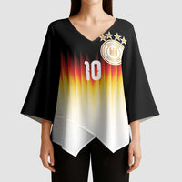 Custom Germany Football Kimono Sleeve Blouse Die Mannschaft 2026 - Wonder Print Shop