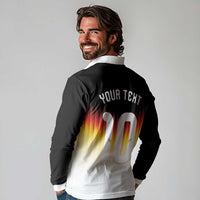 Custom Germany Football Long Sleeve Polo Shirt Die Mannschaft 2026 - Wonder Print Shop