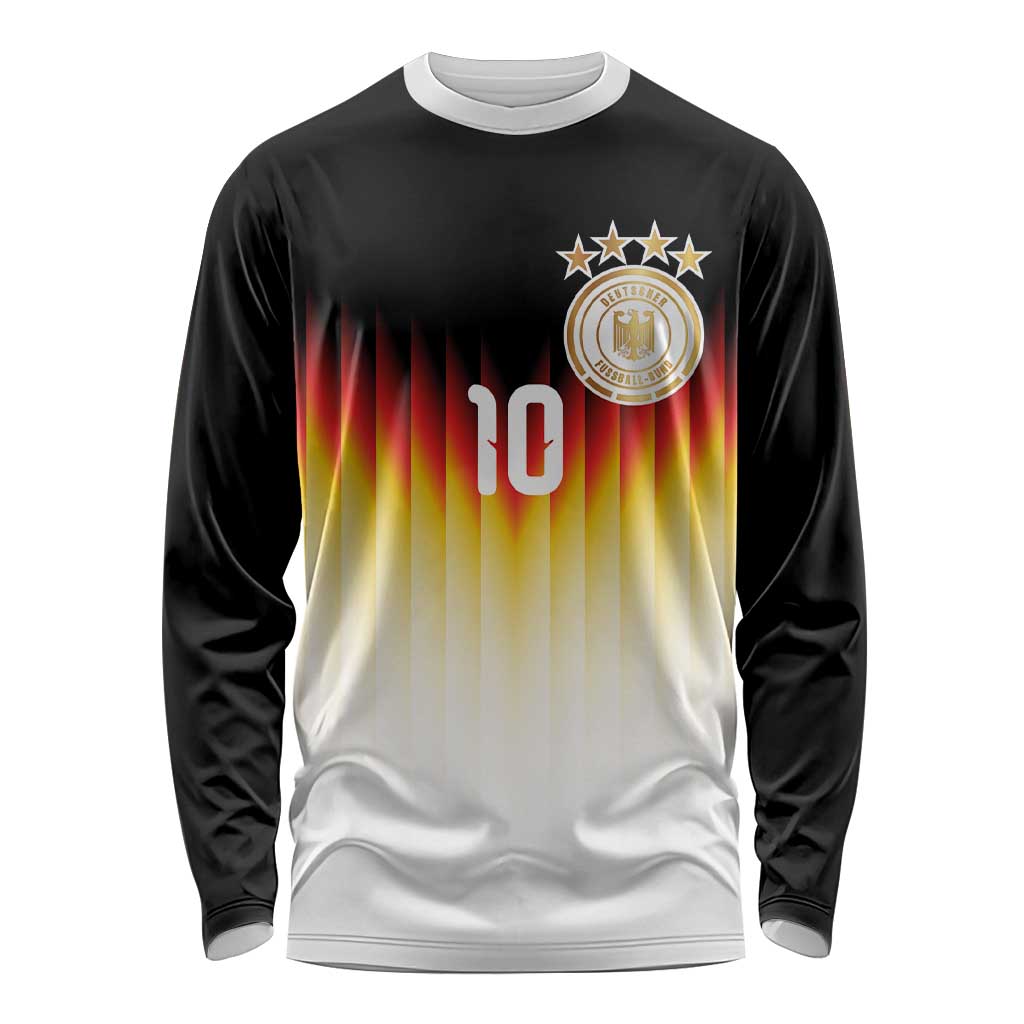 Custom Germany Football Long Sleeve Shirt Die Mannschaft 2026 - Wonder Print Shop