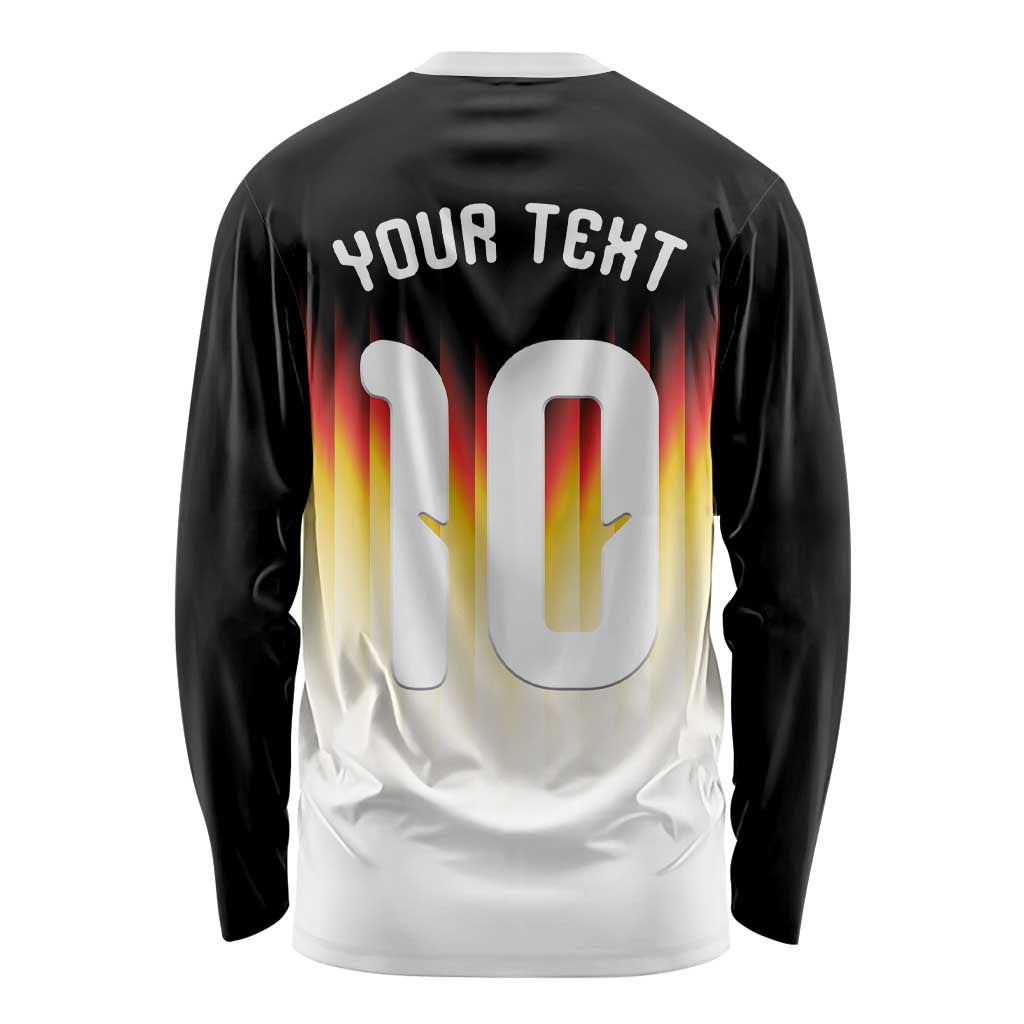 Custom Germany Football Long Sleeve Shirt Die Mannschaft 2026 - Wonder Print Shop