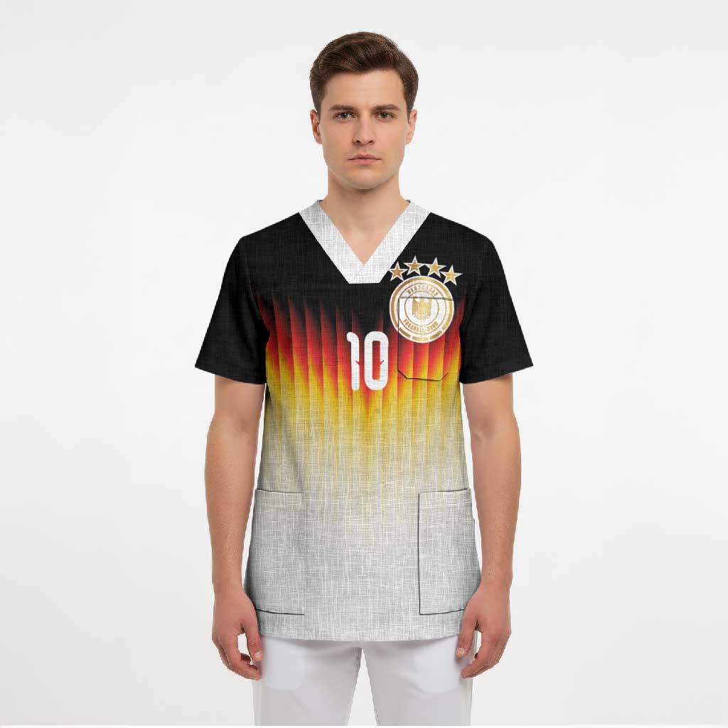 Custom Germany Football Scrub Top Die Mannschaft 2026 - Wonder Print Shop