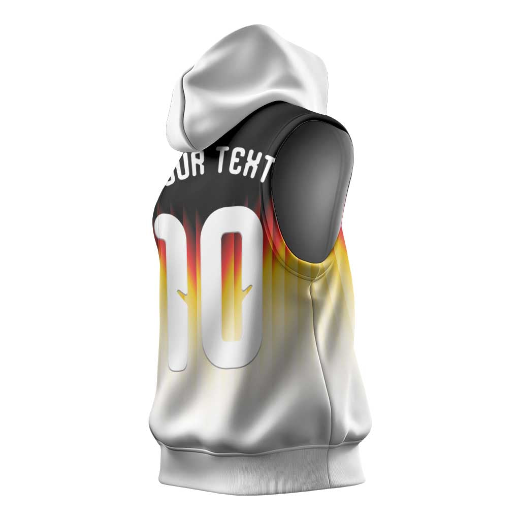 Custom Germany Football Sleeveless Hoodie Die Mannschaft 2026 - Wonder Print Shop
