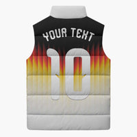 Custom Germany Football Sleeveless Puffer Jacket Die Mannschaft 2026 - Wonder Print Shop