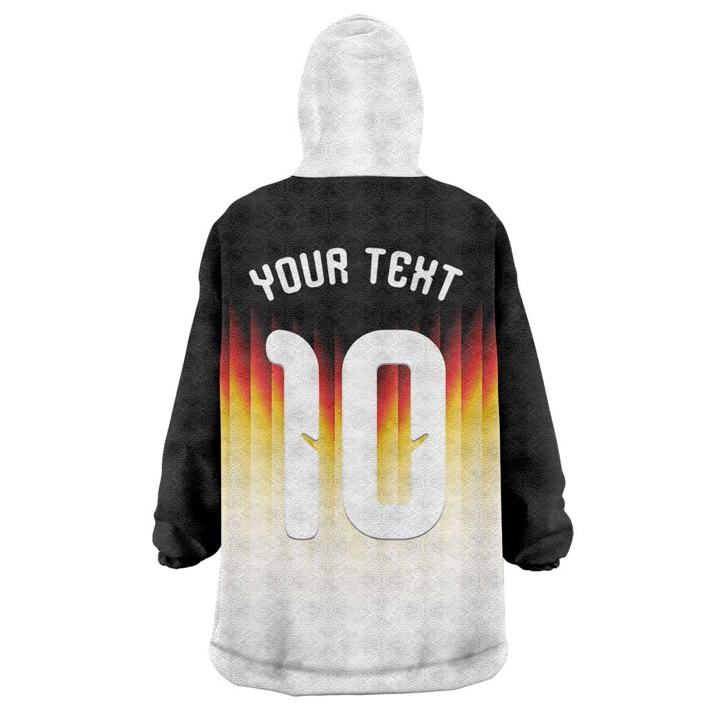 Custom Germany Football Wearable Blanket Hoodie Die Mannschaft 2026 - Wonder Print Shop