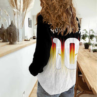 Custom Germany Football Women Casual Shirt Die Mannschaft 2026 - Wonder Print Shop